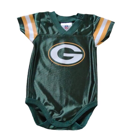 NFL Team Apparel Green Bay Packers Onesie Size 3-6 Months - Picture 1 of 6
